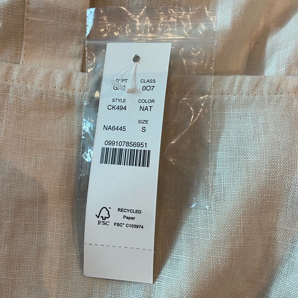 NWT Jcrew square neck button bank tank small - Picture 4 of 9